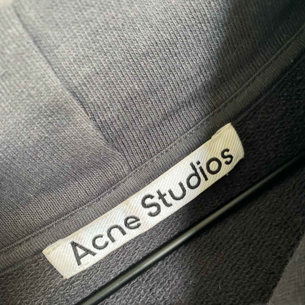 Acne Studios Black Hole Hoodie Galaxy Print Front French terry hooded sweatshirt - Picture 10 of 13